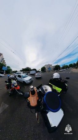 🏍 Мото-расчет МЧС России #МЧСКубань #будни #пожарные