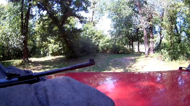 Стрельба с пн.винтовки Hatsan Striker Edge ,с установленной оптикой и Газовой Пружиной смотреть онлайн