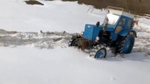 ТРАКТОР Беларус 95 и Т40 гонка