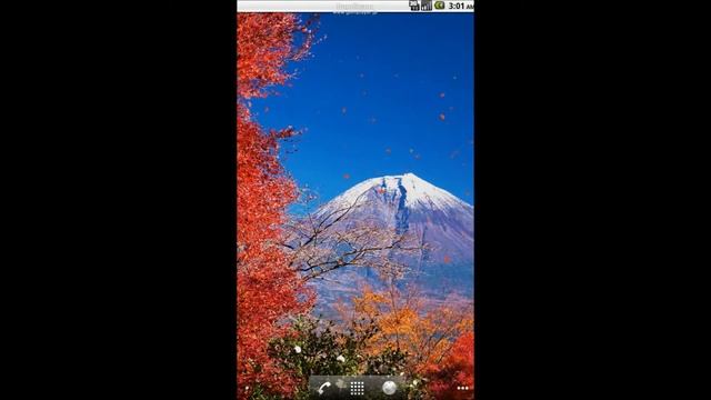 Fuji Live Wallpaper Autumn смотреть онлайн