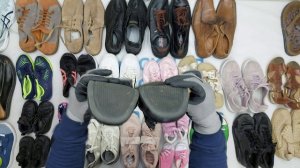 32882 Обувь весна-лето, 17пак, scarpe crema 25, секонд (cream/extra) оптом