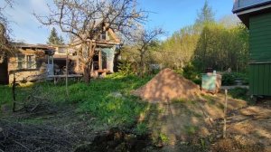 Ремонт старой дачи. Уборка хлама на участке. Серия 20