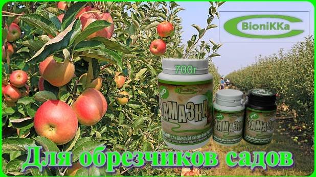 Удобная Замазка - Бальзам для обрезки деревьев  - замазывание большого среза