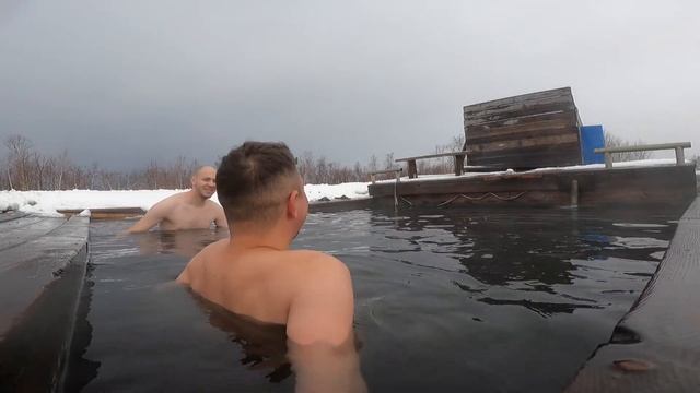 Камчатка. Снег, пурга, метель и дикие горячие источники.