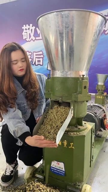 бытовой гранулятор кормов, корма для свиней, гранулятор кормов с плоской матрицей смотреть онлайн