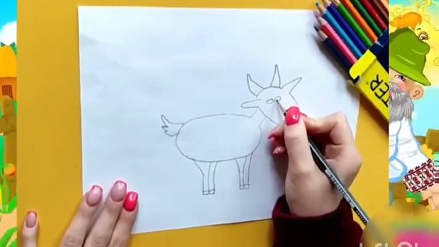 Малювання "Коза дереза" смотреть онлайн