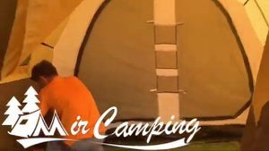 Палатка 8-местная с коридором, шатром и навесом MirCamping 1800-8