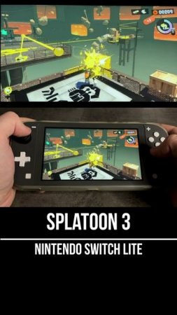 Splatoon 3 Nintendo Switch Lite Gameplay