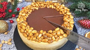 Чизкейк «Сникерс» 🍫🥜 Карамель, арахис и молочный шоколад в потрясающе вкусном домашнем десерте! 😍