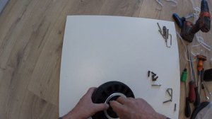 Установка литой покрышки 200х50 на разборный диск электросамоката