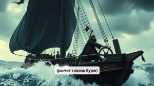 пираты в шторм