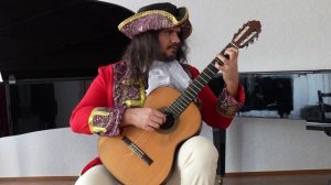 Куранта на гитаре - старинная музыка. В память анониму XVII века