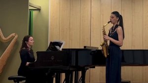 Елизавета Матлакова - А. Томази, концерт для саксофона с оркестром, 2 часть (кода)