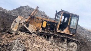 Зверюга-Бульдозер Б10М ЧТЗ :) ;)