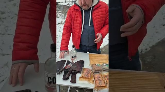 ОБЗОР НА НОЖИ И САЛО ОТ ПОДПИСЧИКОВ СЮФ. НОЖ СЕРБ. НОЖ ПЧАК. САЛО ХРЕБТОВЫЙ ШПИК.#еда #рецептыССЮФ #
