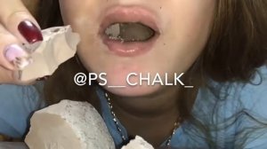 ASMR/CHALK глина розовая узбечка