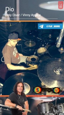 Dio - Holy Diver | Vinny Appice #drumcover #dio #holydiver