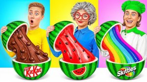 Кулинарный Челлендж Я против Бабушки с Собакой Сумасшедшие Кулинарные Идеи от ВСЕ В ОДНОМ
