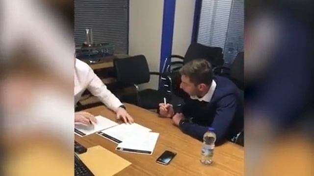 Moment Emiliano Sala signs for Cardiff City before fatal plane crash