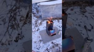 печ ракетного типа (1е)испытание