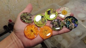 Сухоцветы в эпоксидной смоле