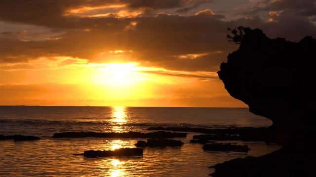 【作業用・睡眠用】【4k】沖縄の夕暮れOKINAWA Sunset RelaxationFilm