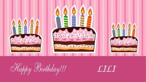 Lili - Card Tarjeta_19 - Happy Birthday