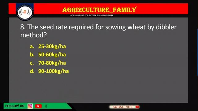 Wheat/गेहूँ:Most Important Mcq||Agronomy||Wheat General Agriculture||AFO,FCI,NABARD,Agriculture Exa