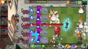Modern Days Day 21, Plants vs Zombies 2 Gameplay