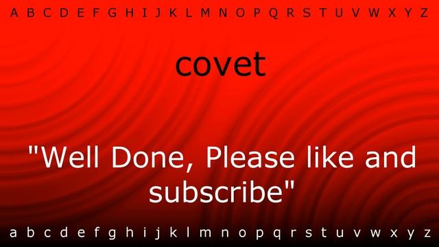 Here I will teach you how to pronounce 'covet' with Zira.mp4