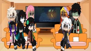 hashiras react to mirabel villain song l demon slayer l #knygacha #fypシ @LydiatheBard