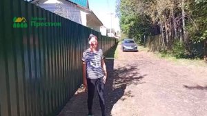 Видеоотзыв Заборы Престиж из профнастила зеленые