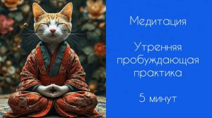 Медитация | Утренняя медитация | Короткая медитация | Настройка  | Пробуждающая практика | 5 минут