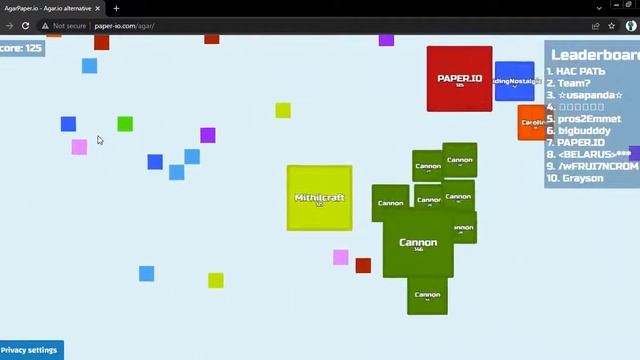 Agar.io In Paper.io!!! смотреть онлайн