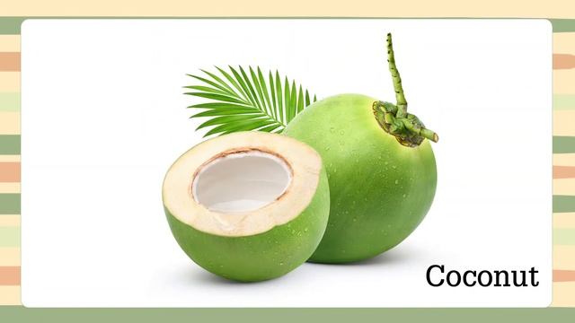 Fruits Flash Cards for Kids l Video Flash Cards l Learn to Talk l Vocabulary in English