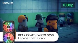 KFA2 X GeForce RTX 3050 Black | Escape from Duckov | 1080p (Full HD) разрешение