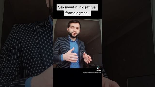 Şəxsiyyətin inkişafı və formalaşmasına təsir edən 3 başlıca amil hansılardır? смотреть онлайн