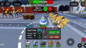 защита башни skibidi