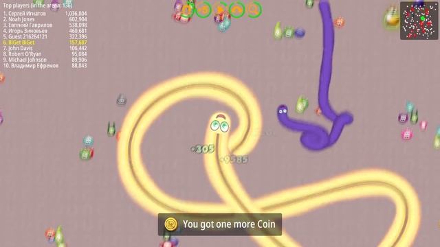 WormsZone.io Slither Snake Top 01 /Trolling Best World Record WormsZoneio Epic Gameplay/Moments #27 смотреть онлайн