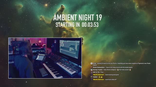 Ambient Night 19 - Ambient production with Pigments, Osmose & other synths