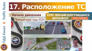 Полный курс пдд 2025 Вебинар 17 - Расположение ТС на проезжей части