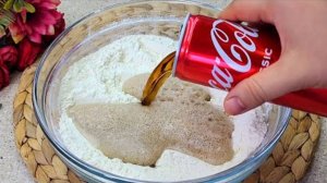 Дедушка научил! Просто добавьте coca cola в муку! Мало кто знает этот секрет!