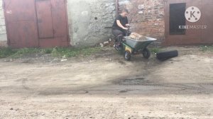 Садовая тележка на электро тяге