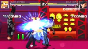 Homer Simpson & CJ vs Max Payne & Solid Snake