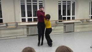 Шуточная хореографическая сценка «Полька-лабиринт» – Егор Нагорняк & Илья Земляк | Второе исполнение