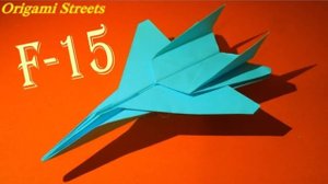 Как сделать самолёт из бумаги. Оригами самолёт