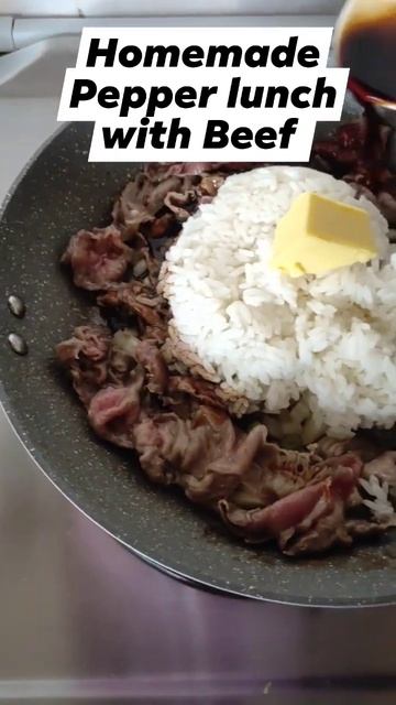 QUICK DINNER for today's video #PEPPERLUNCH #beefrecipe  #pepper