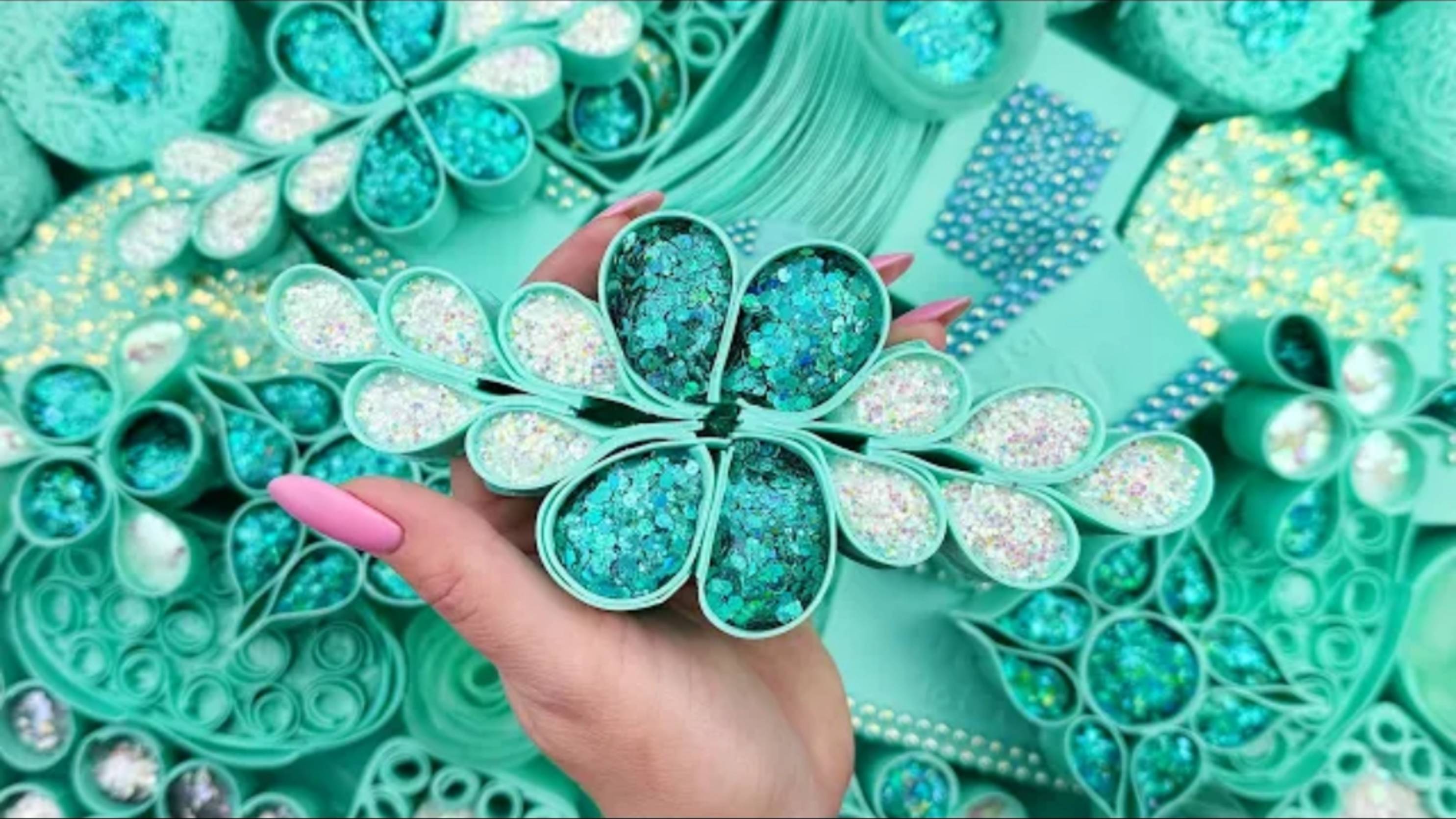 Wow, TURQUOISE!🎠🪩🗯️ASMR Soap Relaxing,enjoy It!💫