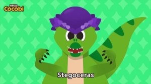 🦕 Stegoceras | Dinosaur Songs | Head-butt Dinosaur | Kids Songs | Hello Cocobi