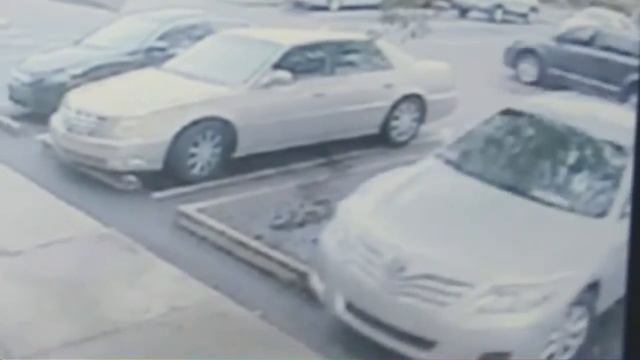 Surveillance video shows car slamming into woman, son near ATM смотреть онлайн